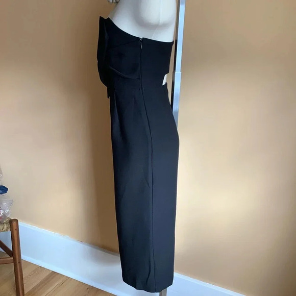 PARVENUE Black Twist Strapless Jumpsuit Size S - Picture 4 of 14